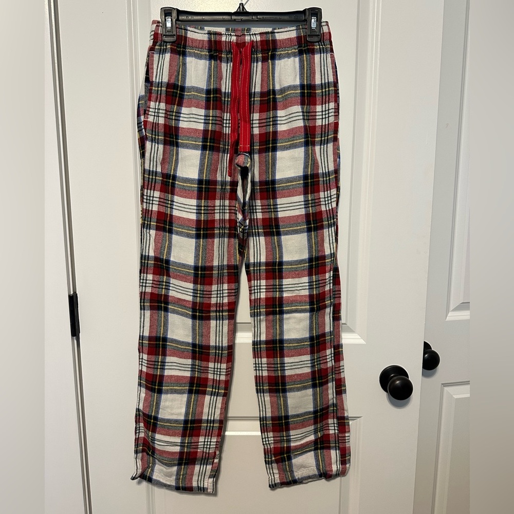 Old Navy Red and White Pajama Pants Women’s XS